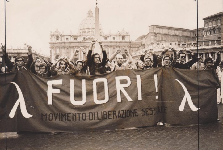 V Congresso nazionale del Fuori, Piazza San Pietro, Roma, 23-25 aprile 1976 (archivio