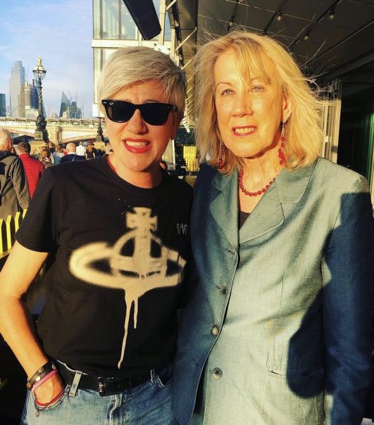 Tracey Thorn e Lindy Morrison, foto Instagram courtesy Tracey Thorn